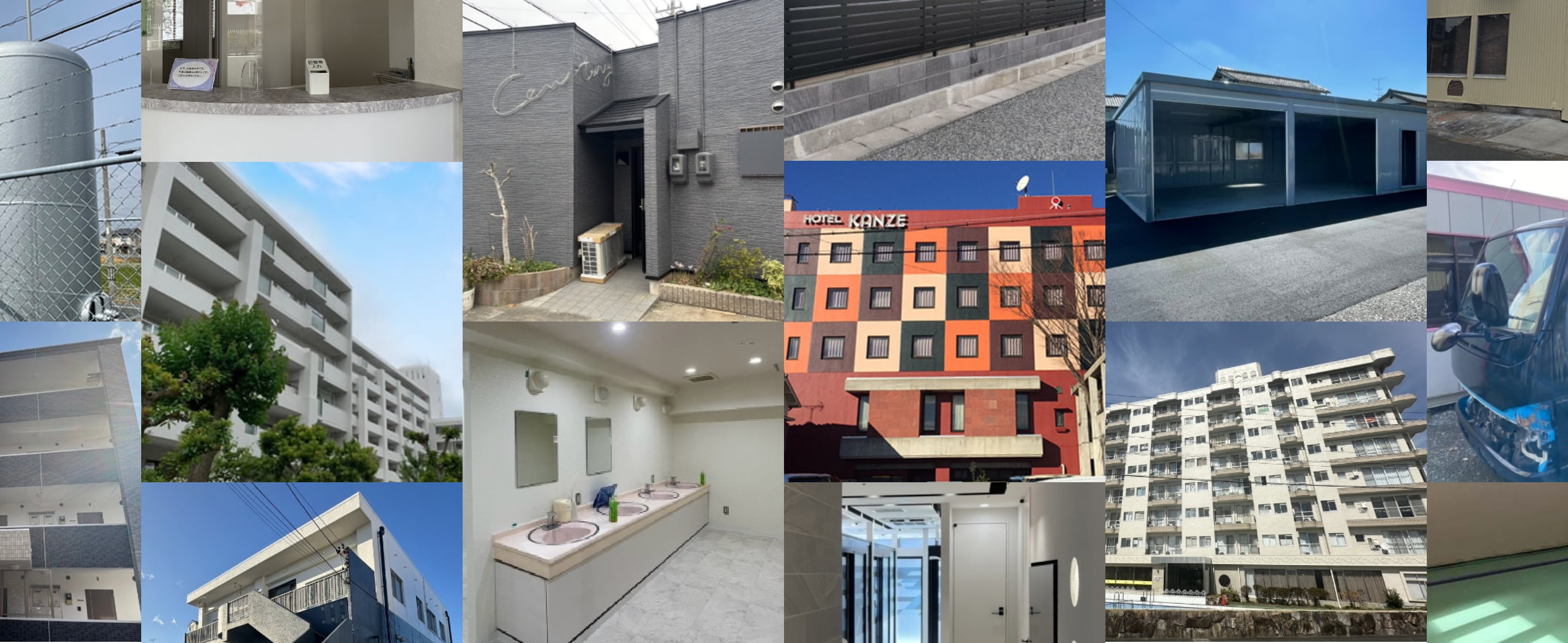 塗装工事やリフォームの様子