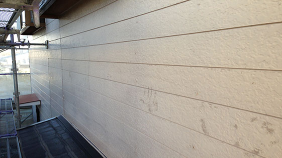 静岡県袋井市一般住宅 外壁の施工前画像