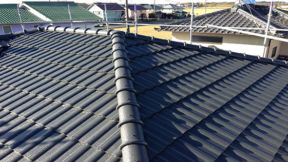 静岡県袋井市一般住宅 屋根の施工後画像