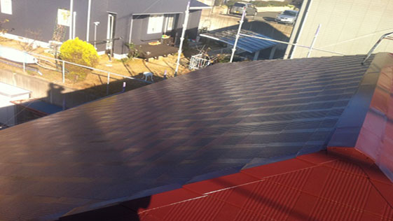 静岡県磐田市一般住宅 屋根の施工後画像