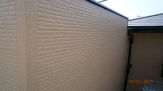 静岡県浜松市中区一般住宅 外壁の施工後画像