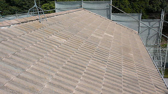 静岡県磐田市一般住宅 屋根の施工前画像