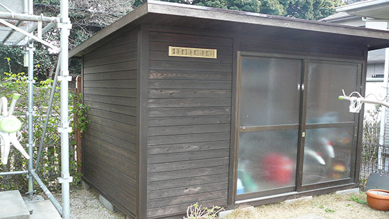 静岡県磐田市一般住宅 倉庫の施工後画像