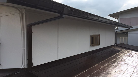 福岡県中間市一般住宅 外壁の施工後画像