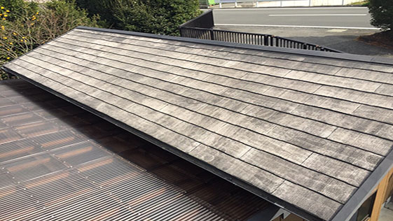 静岡県袋井市一般住宅 屋根の施工前画像