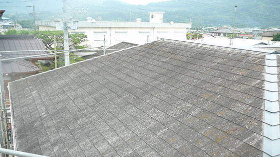 静岡県島田市一般住宅 屋根の施工前画像