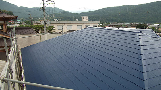 静岡県島田市一般住宅 屋根の施工後画像