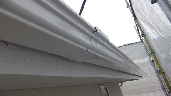 静岡県島田市一般住宅 横樋の施工後画像