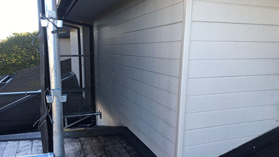 静岡県袋井市アパート 外壁の施工前画像