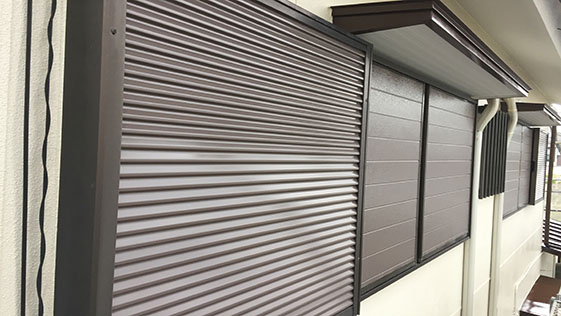 静岡県磐田市一般住宅 雨戸の施工後画像