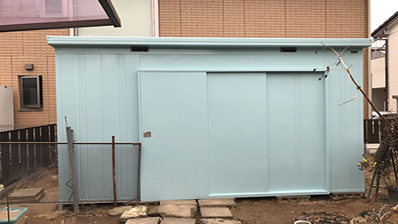 愛知県豊橋市一般住宅 倉庫の施工後画像