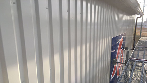 静岡県袋井市屋台小屋 外壁の施工後画像