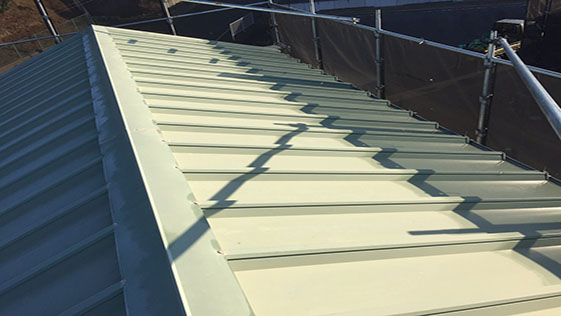 静岡県袋井市屋台小屋 屋根の施工前画像