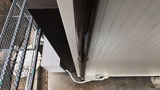 静岡県袋井市公会堂 樋の施工後画像