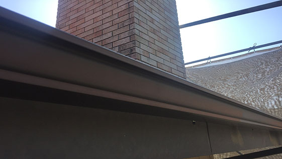 静岡県浜松市東区一般住宅 横樋の施工前画像