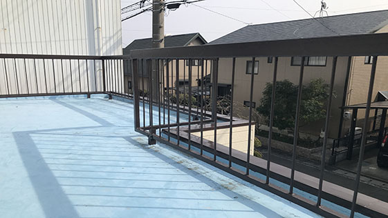 静岡県焼津市店舗 手摺の施工後画像