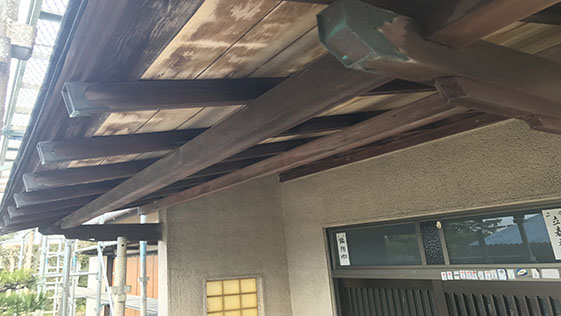 静岡県磐田市一般住宅 木部の施工前画像