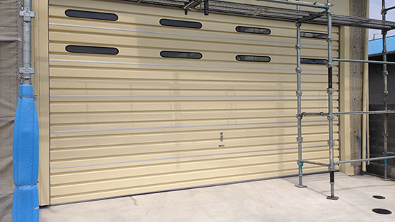 静岡県磐田市店舗 シャッターの施工後画像