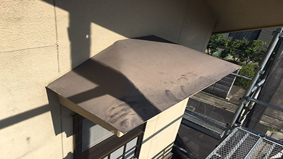 静岡県浜松市北区一般住宅 庇の施工前画像