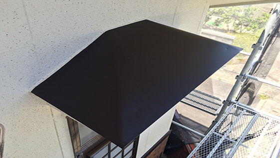 静岡県浜松市北区一般住宅 庇の施工後画像