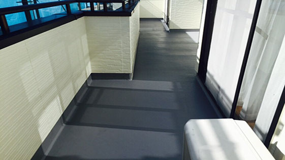 静岡県浜松市東区一般住宅 ベランダの施工後画像