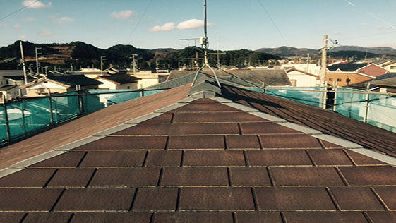 静岡県浜松市東区一般住宅 屋根の施工前画像