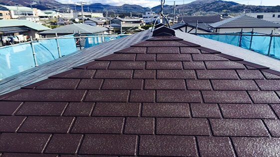 静岡県浜松市東区一般住宅 屋根の施工後画像