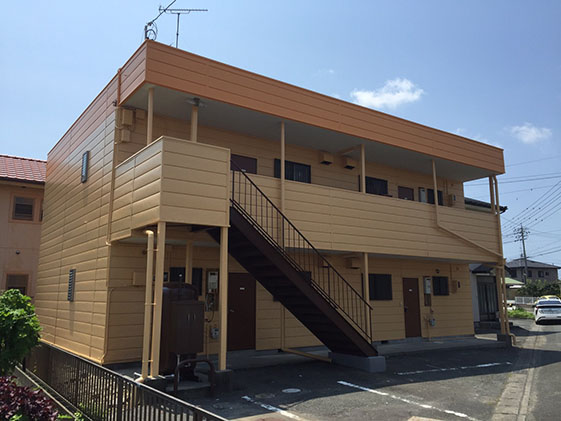 静岡県浜松市東区アパートの施工前画像