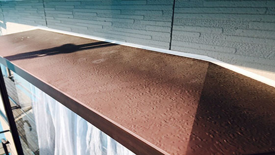 静岡県浜松市東区アパート 庇の施工前画像