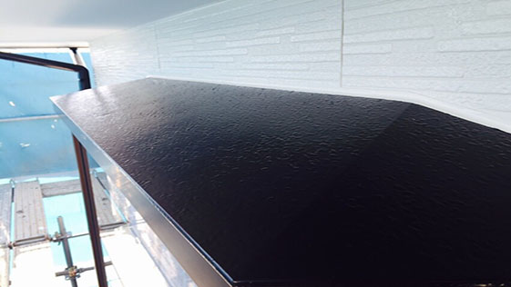 静岡県浜松市東区アパート 庇の施工後画像