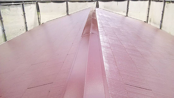 静岡県掛川市一般住宅 屋根の施工後画像