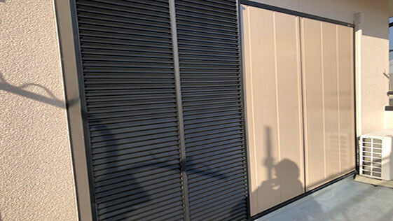 静岡県磐田市一般住宅 雨戸の施工後画像