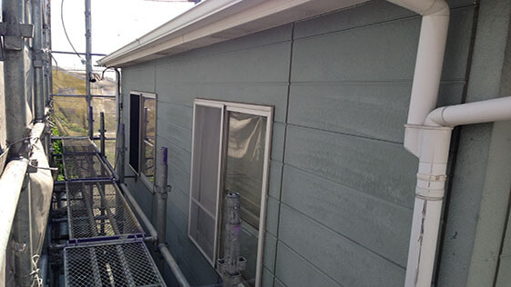 静岡県袋井市一般住宅 外壁の施工前画像