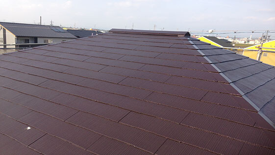 静岡県袋井市一般住宅 屋根の施工後画像