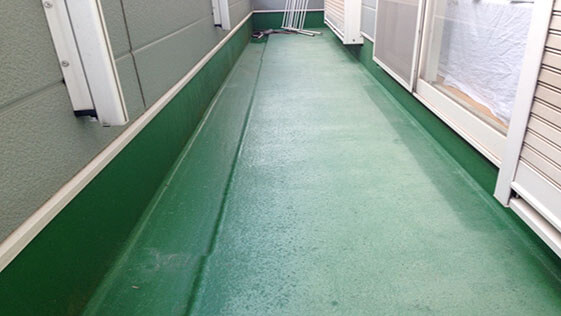 静岡県袋井市一般住宅 ベランダの施工前画像