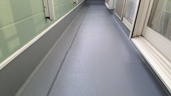 静岡県袋井市一般住宅 ベランダの施工後画像