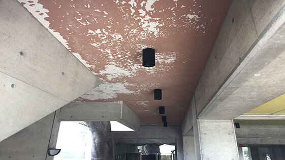 静岡県袋井市ホテル 天井の施工前画像