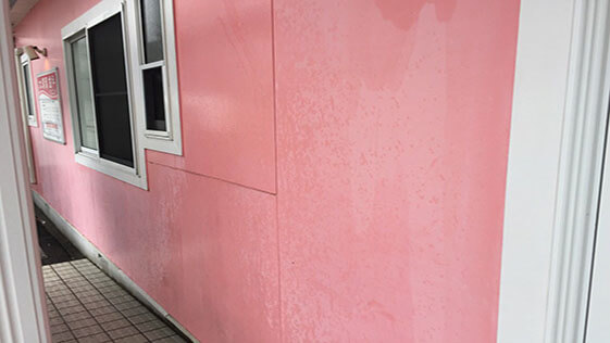 静岡県掛川市一般住宅 外壁の施工前画像