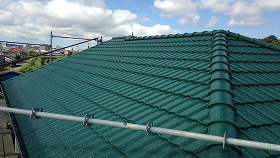 静岡県掛川市一般住宅 屋根の施工後画像