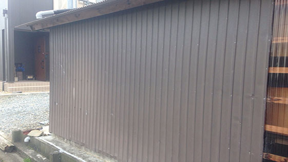 静岡県掛川市一般住宅 外壁の施工前画像