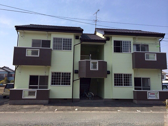 静岡県磐田市アパートの施工前画像