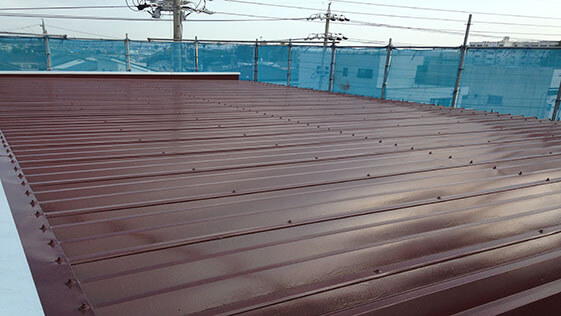 静岡県磐田市店舗 屋根の施工後画像