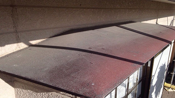 静岡県掛川市一般住宅 庇の施工前画像