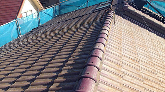 静岡県磐田市一般住宅 屋根の施工前画像