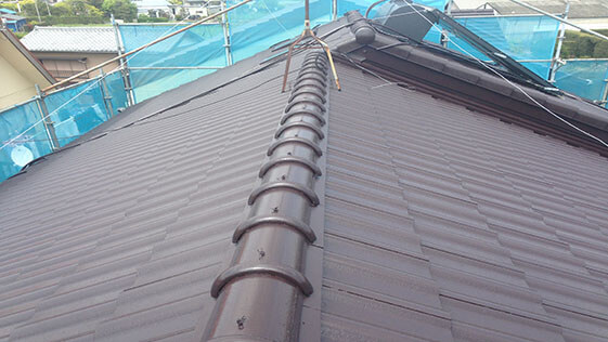 静岡県磐田市一般住宅 屋根の施工後画像