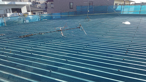 静岡県浜松市中区店舗 屋根の施工前画像