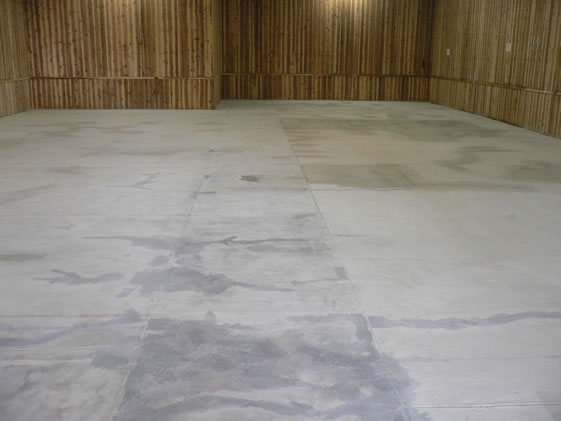 静岡県森町倉庫床の施工後画像