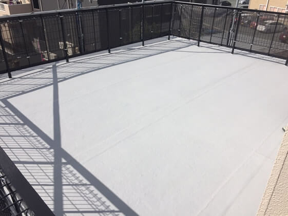 静岡県浜松市東区屋上防水の施工前画像