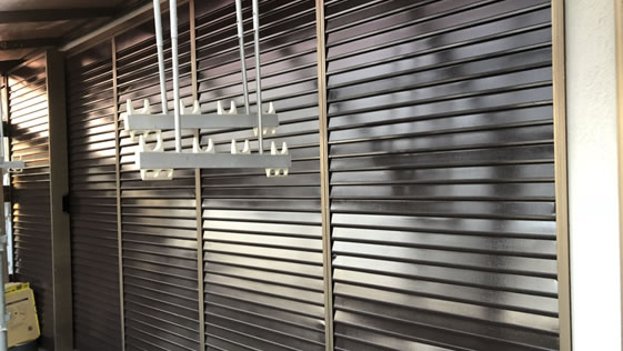 静岡県浜松市東区一般住宅 雨戸の施工後画像