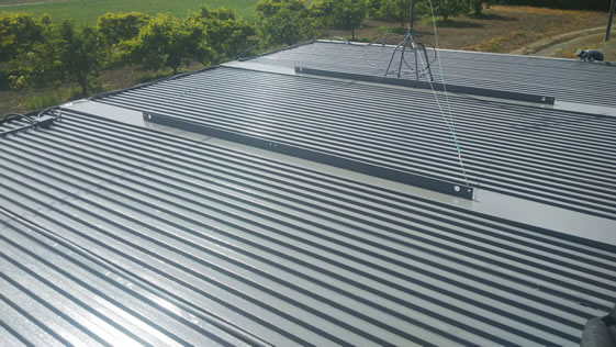 静岡県浜松市浜北区屋台小屋 屋根の施工後画像